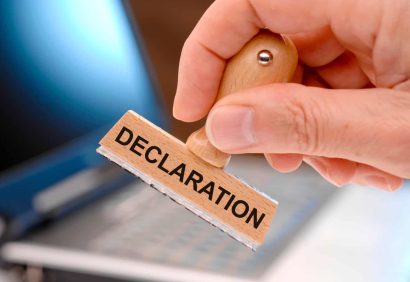 Export Declaration