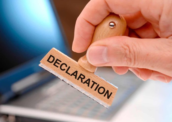 Export Declaration